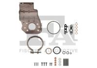 Turbocharger, mounting kit