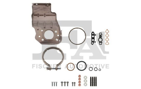 Turbocharger, mounting kit