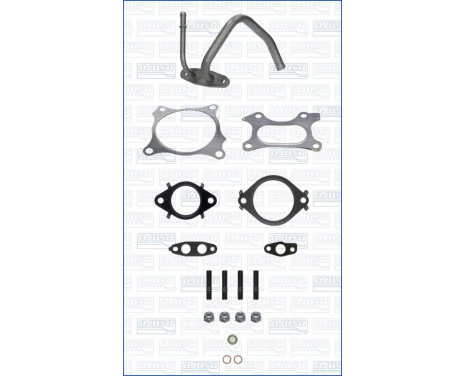 Turbocharger, mounting kit