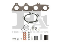 Turbocharger, mounting kit