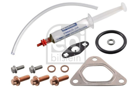 Turbocharger, mounting kit