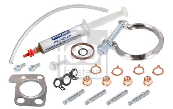 Turbocharger, mounting kit
