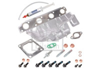 Turbocharger, mounting kit