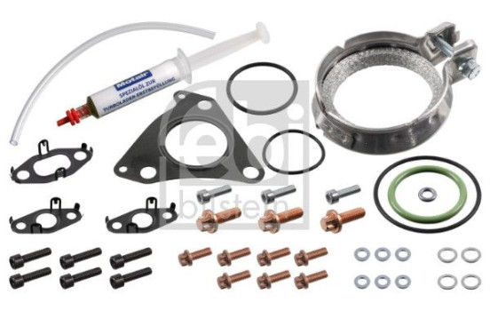 Turbocharger, mounting kit