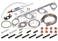 Turbocharger, mounting kit