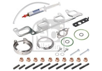 Turbocharger, mounting kit