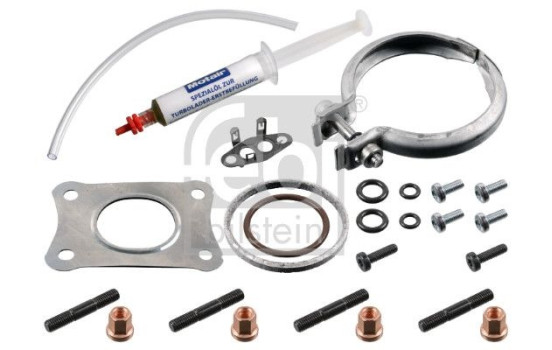 Turbocharger, mounting kit