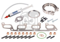 Turbocharger, mounting kit