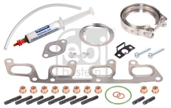 Turbocharger, mounting kit