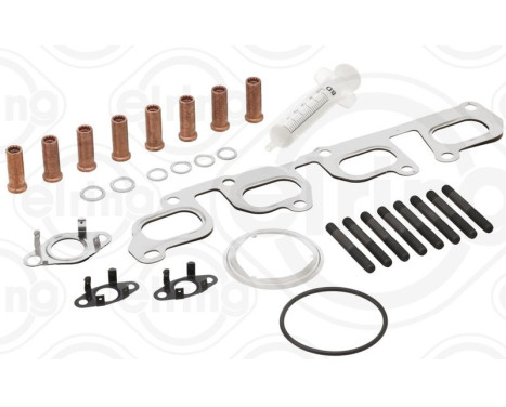 Turbocharger, mounting kit
