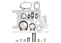 Turbocharger, mounting kit
