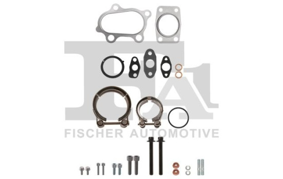 Turbocharger, mounting kit