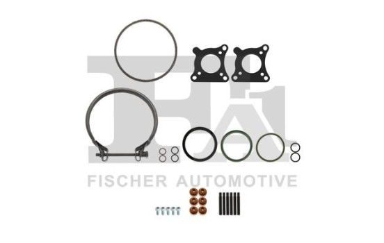 Turbocharger, mounting kit