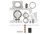 Turbocharger, mounting kit