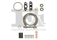 Turbocharger, mounting kit