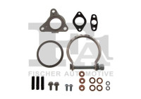 Turbocharger, mounting kit