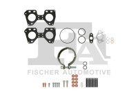 Turbocharger, mounting kit