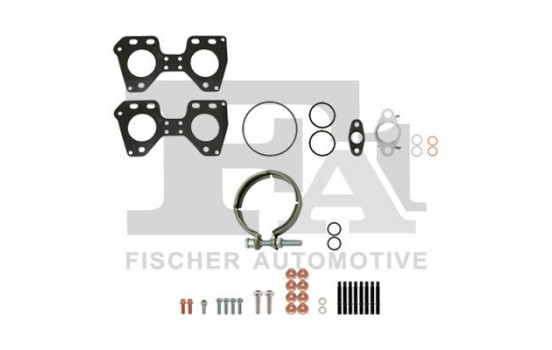 Turbocharger, mounting kit