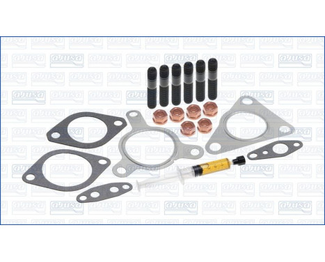 Turbocharger, mounting kit