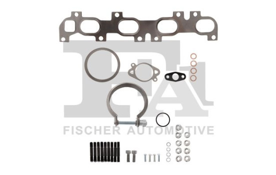 Turbocharger, mounting kit