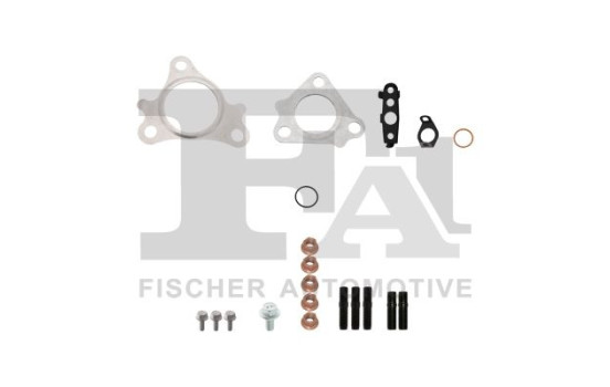 Turbocharger, mounting kit