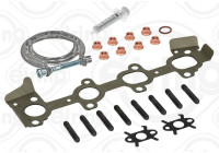 Turbocharger, mounting kit