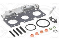 Turbocharger, mounting kit