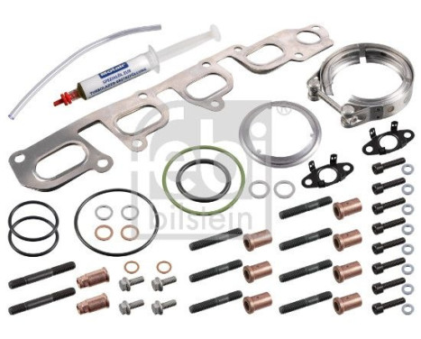 Turbocharger, mounting kit