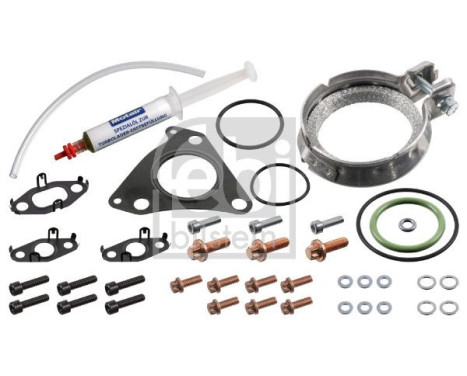 Turbocharger, mounting kit