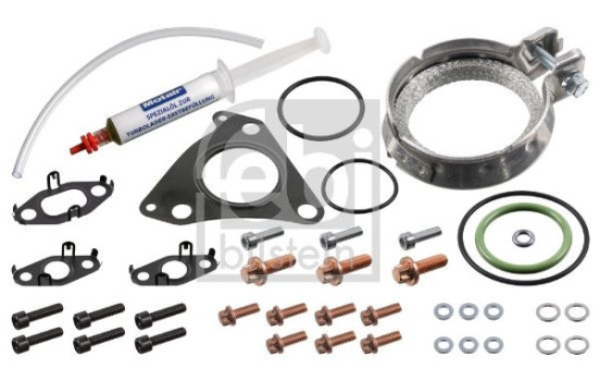 Turbocharger, mounting kit