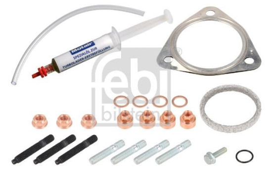 Turbocharger, mounting kit
