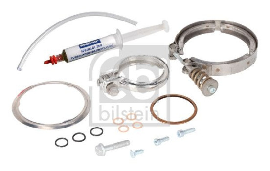 Turbocharger, mounting kit