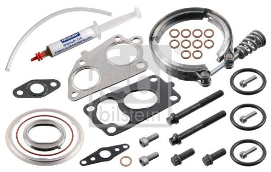 Turbocharger, mounting kit