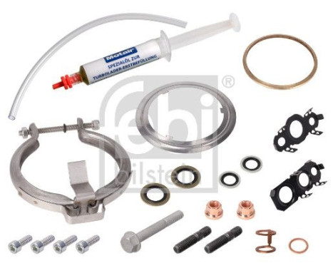 Turbocharger, mounting kit