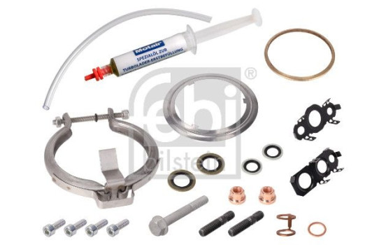 Turbocharger, mounting kit