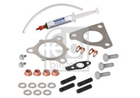 Turbocharger, mounting kit