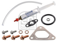 Turbocharger, mounting kit
