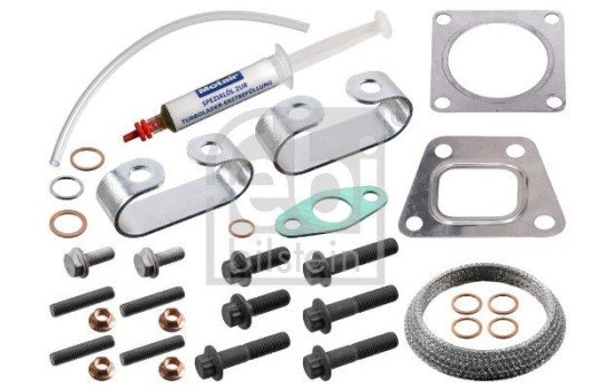 Turbocharger, mounting kit