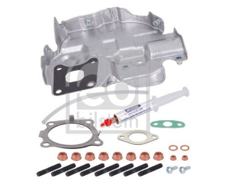 Turbocharger, mounting kit