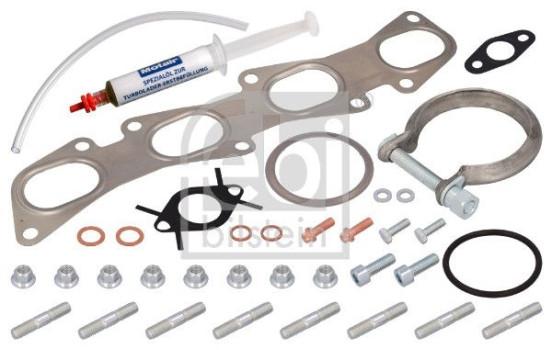 Turbocharger, mounting kit