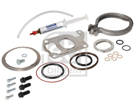 Turbocharger, mounting kit