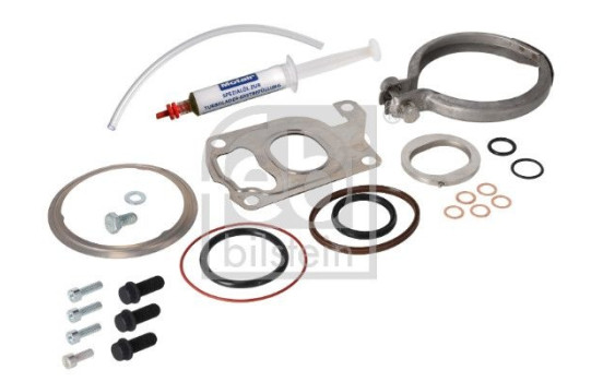 Turbocharger, mounting kit