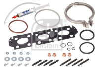 Turbocharger, mounting kit