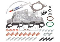 Turbocharger, mounting kit
