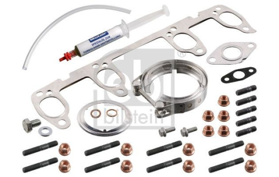 Turbocharger, mounting kit
