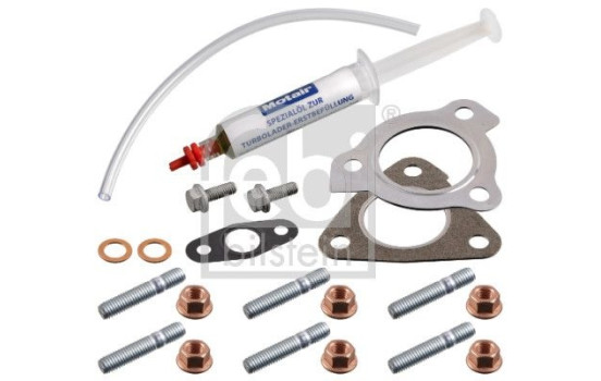 Turbocharger, mounting kit