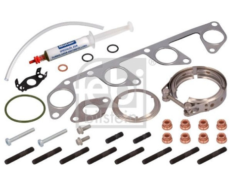 Turbocharger, mounting kit