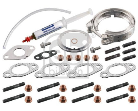 Turbocharger, mounting kit