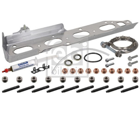 Turbocharger, mounting kit