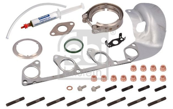 Turbocharger, mounting kit